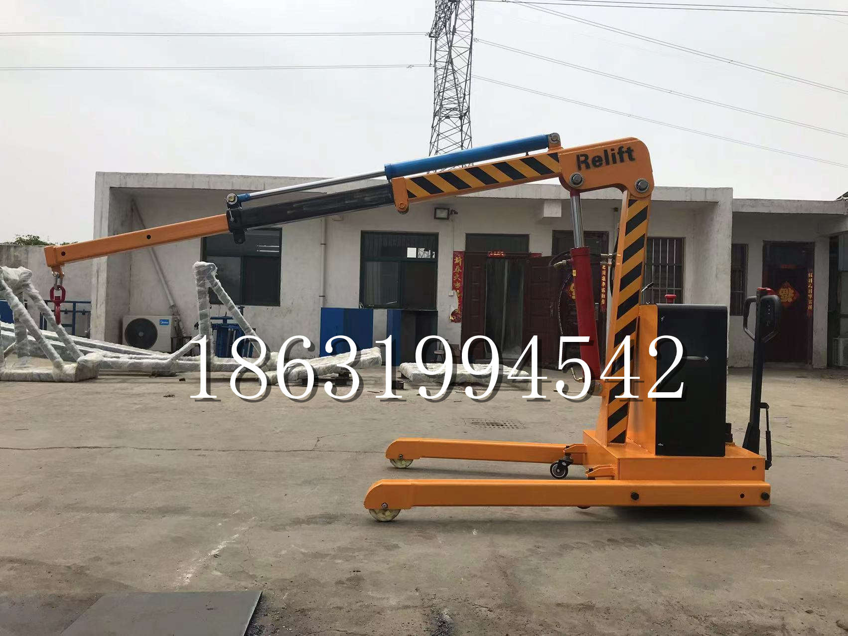 寿阳县久征定做3吨三轮随车吊 农用园林绿化移树吊 平板工程用小吊机